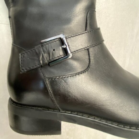BLONDO Sylvia Dress Black Leather Waterproof Tall Riding Boots 6.5 - Picture 10 of 15